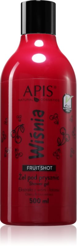 Apis Natural Cosmetics Fruit Shot Cherry gel de duș 500 ml